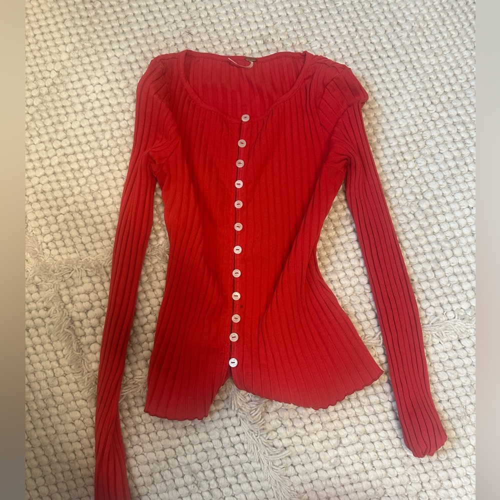 free people red top!